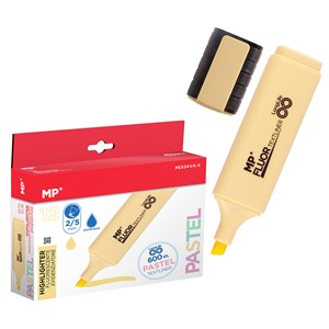 Pack 12 marqueurs long life pâte vanille