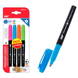 Marqueur permanent 4 uds. Pack économie