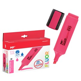 Pack 12 marqueurs long life fluo rose