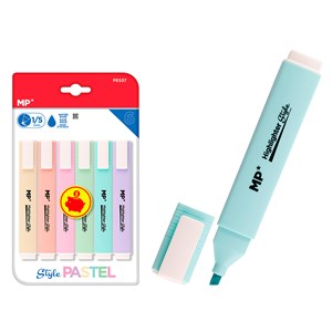 Marqueur pastel 6 uds. Pack économie