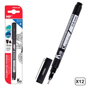 Pack 12 uds. Marqueur calibré 0.8 mm