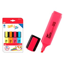Marqueur textliner sun pack 4 uds.