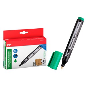 Pack 12 marqueurs permanents vert