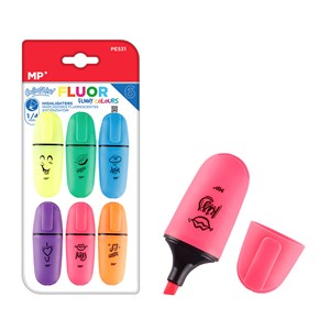 Marqueur fluorescent mini 6 uds.