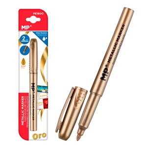 Pack 12 marqueurs métallisés or