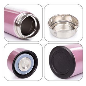 Thermos sportif de 500 ml avec indicateur de température intelligent.