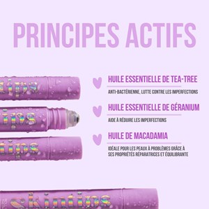 Roll-on the face - stick anti-boutons