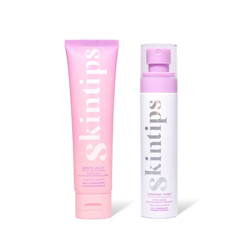 Skintips - Routine cleaners - nettoyant et toner - tous types de peau