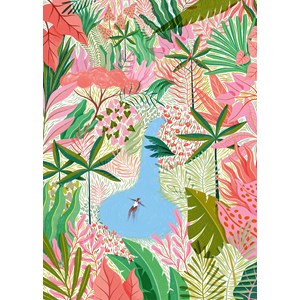 Puzzle piscine naturelle - 500 pièces