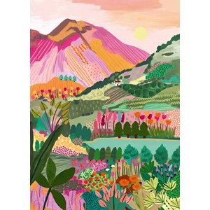 Puzzle montagne arc-en-ciel - 1000 pièces