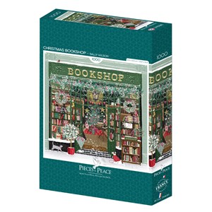 Puzzle christmas bookshop - 1000 pièces