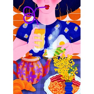 Puzzle le brunch - 500 pièces