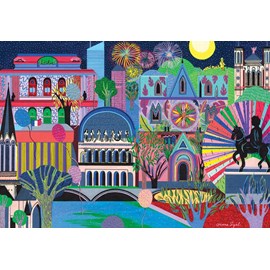 Puzzle lyon lumière - 1000 pièces