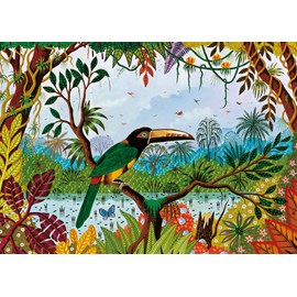 Puzzle araçari à collier - 1500 pièces