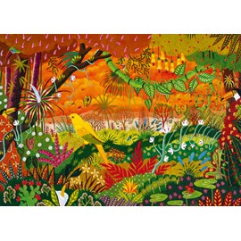 Puzzle conure dorée - 1000 pièces