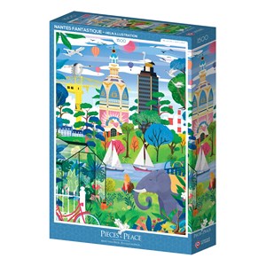 Puzzle nantes fantastique - 1500 pièces