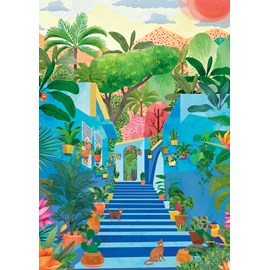 Puzzle paradis bleu - 1000 pièces