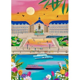 Puzzle bordeaux - place de la bourse - 500 pièces