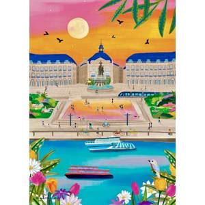 Puzzle bordeaux - place de la bourse - 500 pièces