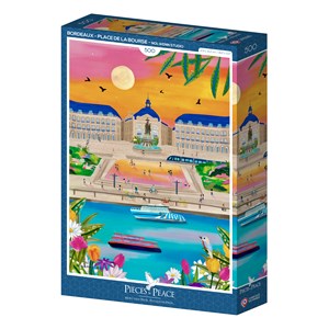 Puzzle bordeaux - place de la bourse - 500 pièces