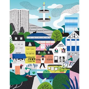 Puzzle ville de rennes - 1000 pièces