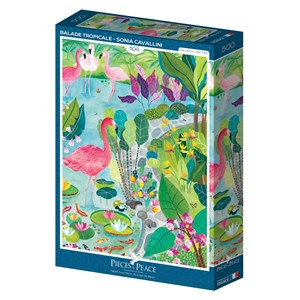 Puzzle balade tropicale - 500 pièces