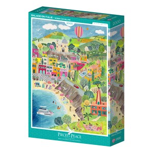 Puzzle balade en italie - 2000 pièces