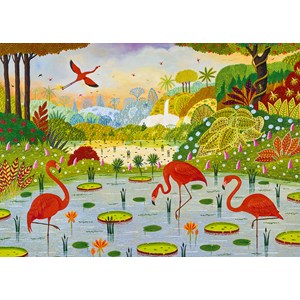 Puzzle flamants des caraïbes - 1000 pièces