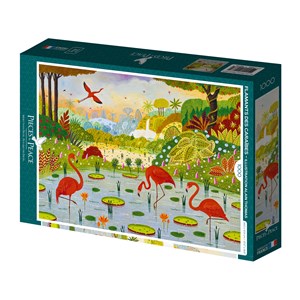 Puzzle flamants des caraïbes - 1000 pièces