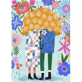 Puzzle douche florale - 500 pièces