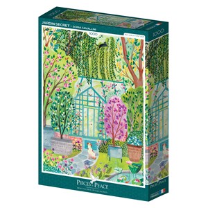 Puzzle jardin secret - 1000 pièces