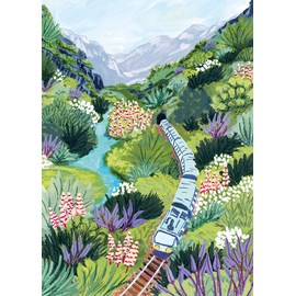 Puzzle voyage en train - 1000 pièces