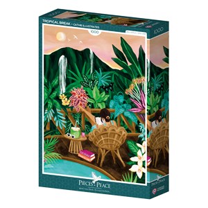 Puzzle parenthèse tropicale - 1000 pièces