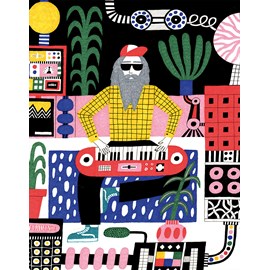 Puzzle le musicien barbu - 500 pièces