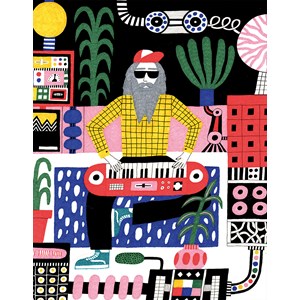 Puzzle le musicien barbu - 500 pièces