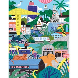 Puzzle ville de nantes - 2000 pièces