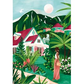 Puzzle village créole - 1000 pièces