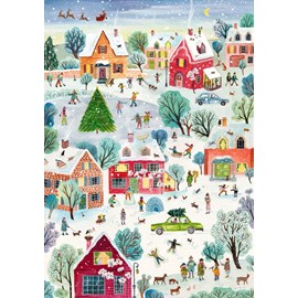 Puzzle le village enchanté de noël - 2000 pièces