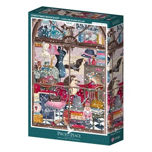 Puzzle librairie de noël - 1000 pièces