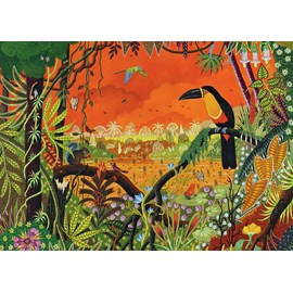 Puzzle toucan ariel - 1000 pièces