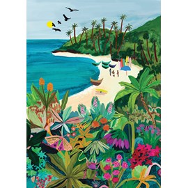 Puzzle beach butterfly - 500 pièces