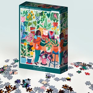 Puzzle la femme aux plantes - 1000 pièces