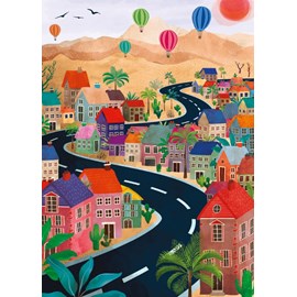 Puzzle sur la route - 500 pièces