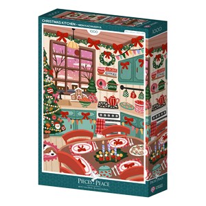 Puzzle la cuisine de noël - 1000 pièces