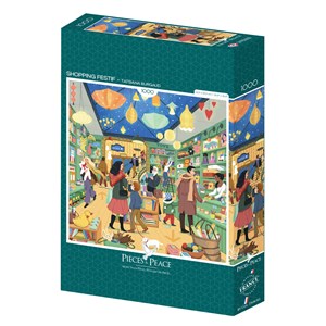 Puzzle shopping festif - 1000 pièces