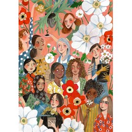 Puzzle femmes au jardin - 500 pièces