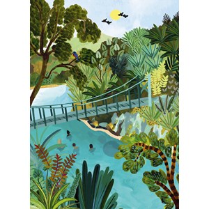 Puzzle piscine bleues en nouvelle-zelande - 500 pièces