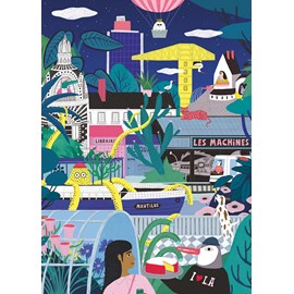 Puzzle nantes extraordinaire de nuit - 1000 pièces