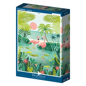 Puzzle flamant - 500 pièces