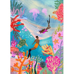 Puzzle natation sauvage - 500 pièces